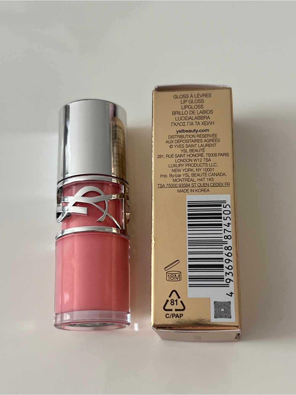 Yves Saint Laurent YSL Loveshine Plumping Lip Oil Gloss - 02 Lucky Moonstone - Picture 4 of 9